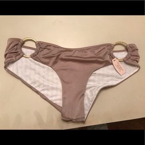 Peach Victoria’s Secret bathing suit bottom